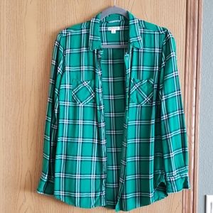 Merona plaid shirt Large